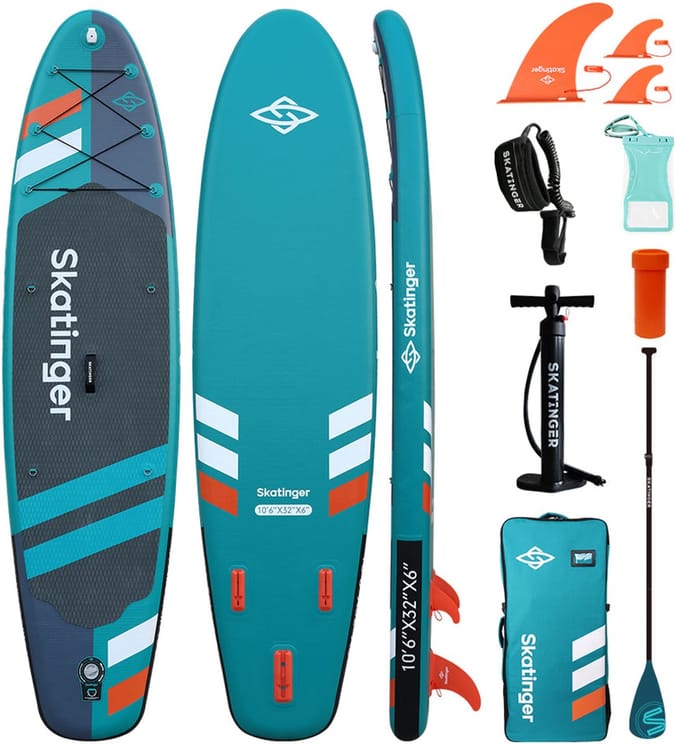 Skatinger Jade Opblaasbaar Allround SUP Board – Compleet Pakket