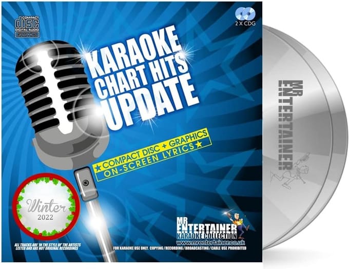 Karaoke Hits CD+G Pakket - 36 Pop Successen Update Winter 2022
