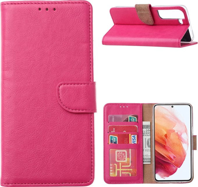 Cityhoesje-Bookcase incl. Pasjeshouder geschikt voor Samsung S21 FE