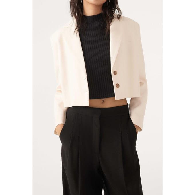 BA&SH Veste Kisty Ecru Taglia: L | Blazers Outlet | Donna | Marrone