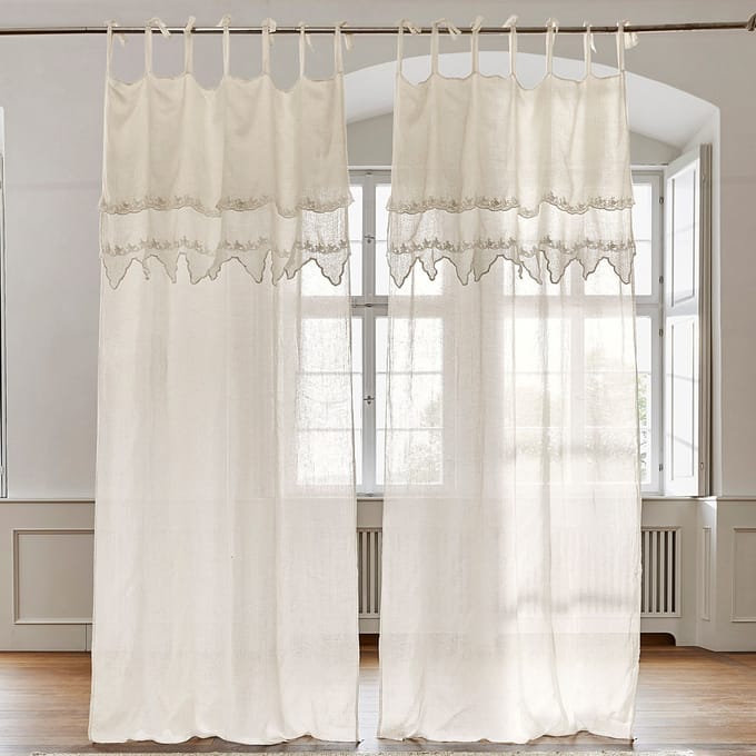 LOBERON Gordijn Melania beige