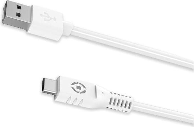 Celly USB-CWH USB-kabel 1 m USB A USB C Wit