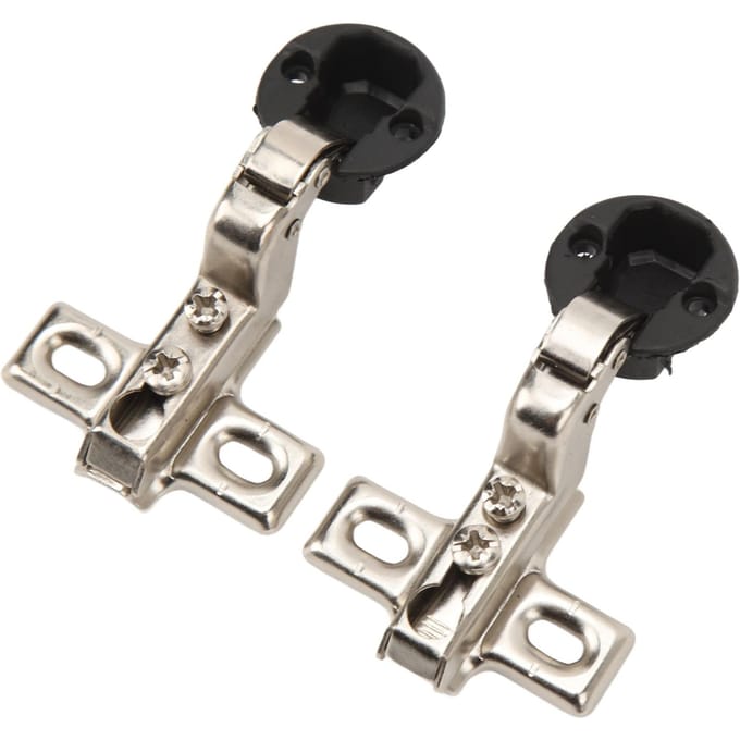 2 mini charnières pour porte vitrée, trou de 26 mm Type 2