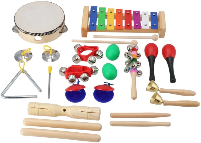 Percussieset 12-delig - Fazley Funtune Percussion KIT