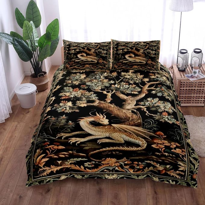 Vintage Roest Perzisch Dekbedovertrek Set King Queen Twin Eenpersoons Bedlinnen Set 135x200cm