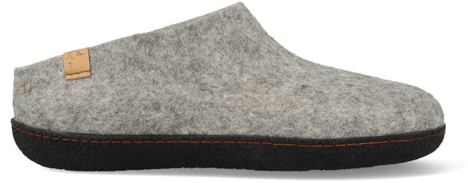 Tofvel - Slipa Wolvilt Instap Pantoffels Marbled Light Grey - Maat 46