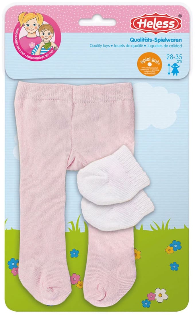 Heless Doll Tights with Socks - 28-35 cm - Assorted