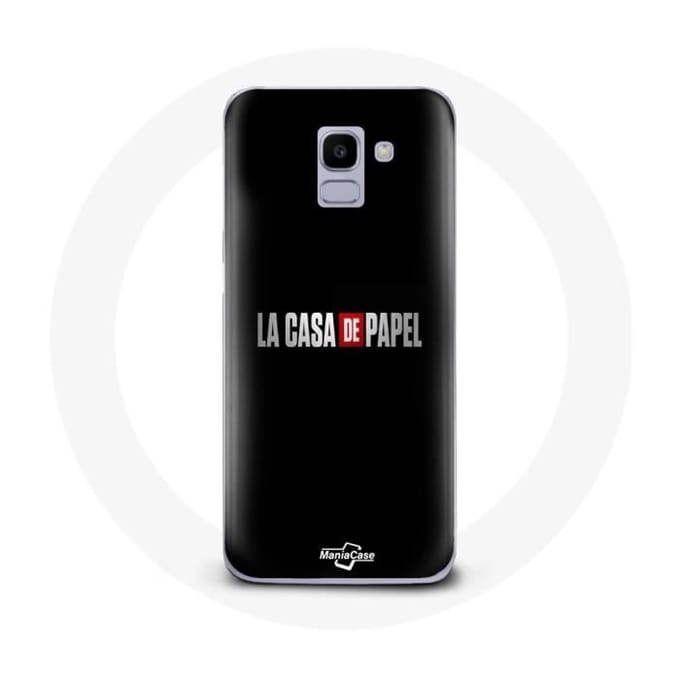 Hoesje voor Samsung Galaxy A8 2018 La casa de papel-logo