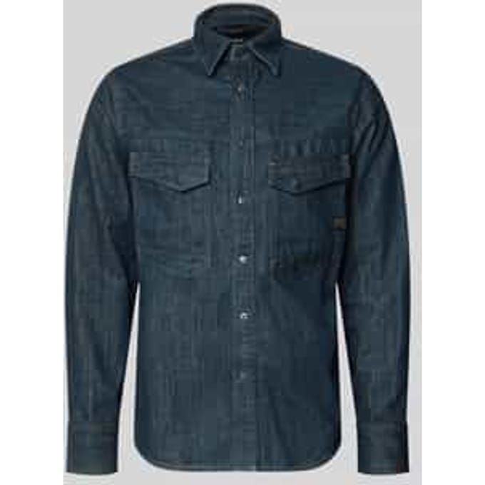 Regular fit Jeanshemd met borstzakken Model 'Dakota'