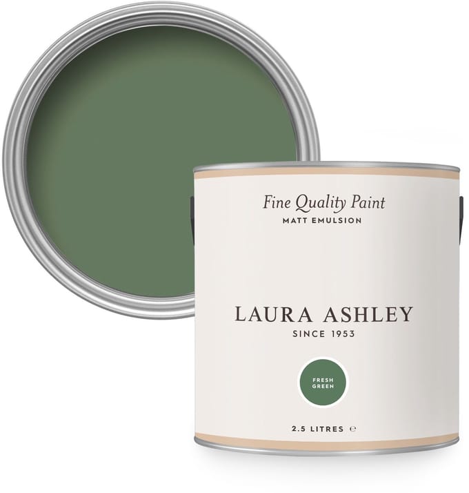 Laura Ashley Muurverf Mat 2.5L Fresh Groen