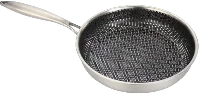 Cheffinger Koekenpan - 24cm - RVS - Honingraat - Inductie