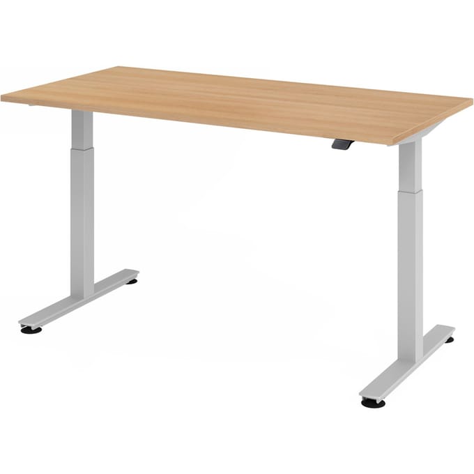 XMST 16 S | Bureau - 160 x 80 Eiken Tafelhoogte I Elektrisch in hoogte verstelbaar