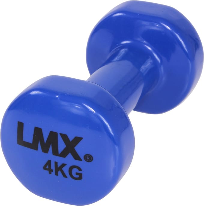 LMX Vinyl dumbbellset l 4kg l Donkerblauw