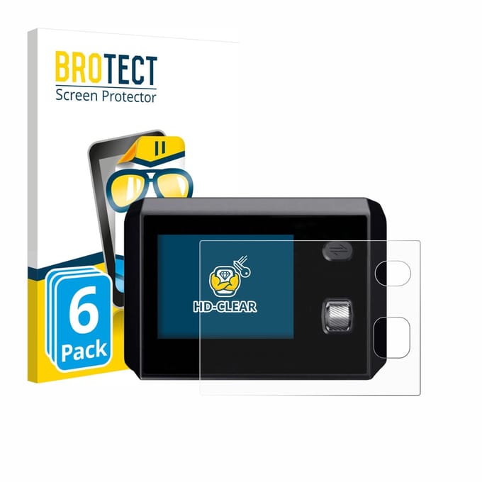 BROTECT - Screenprotector voor SkyRC MC5000 - Folie Beschermfolie transparant 6 Stuks