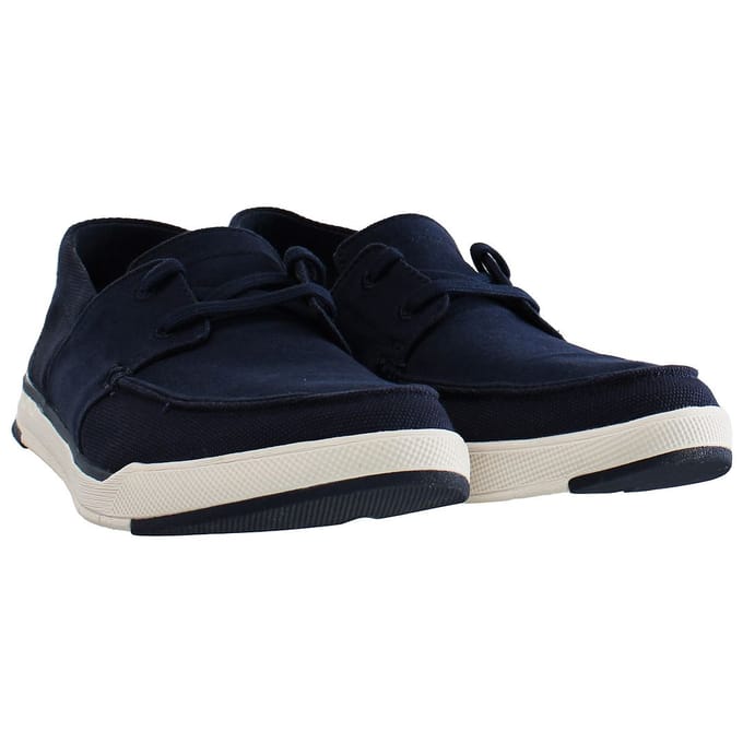 Clarks Step Isle Base herenschoenen marine