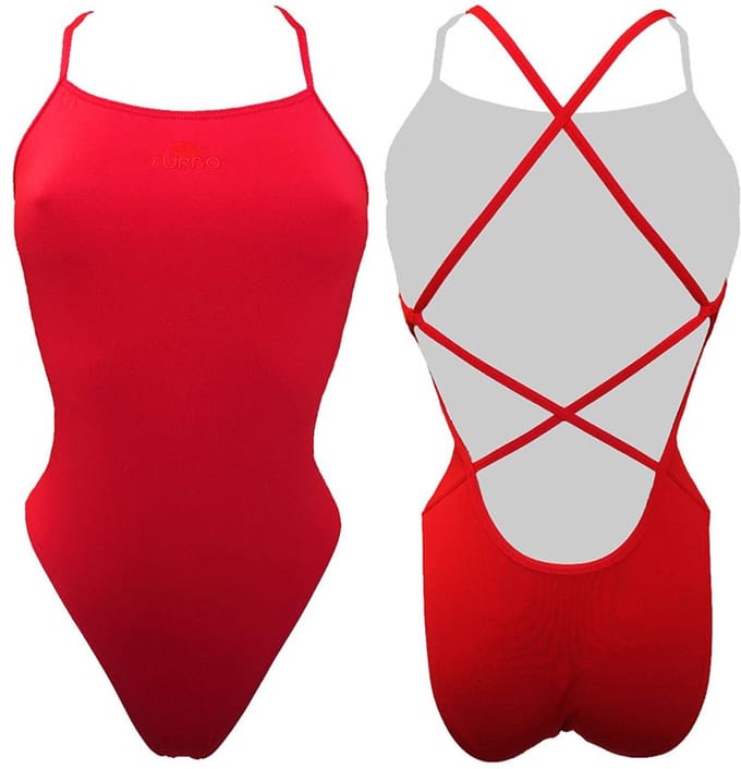 Turbo Patron Sirene Zwemkleding Rood 10 Years Meisje