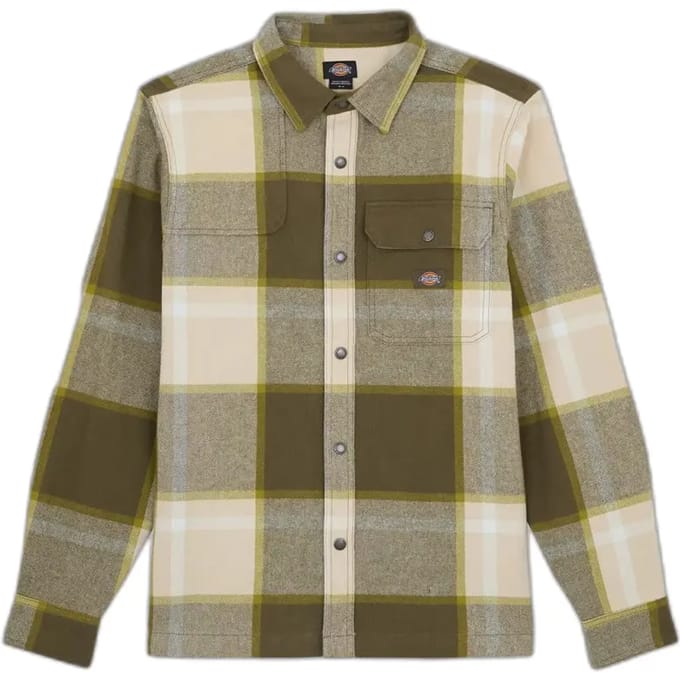 Dickies Nimmons Overhemd Met Lange Mouwen Bruin S Man