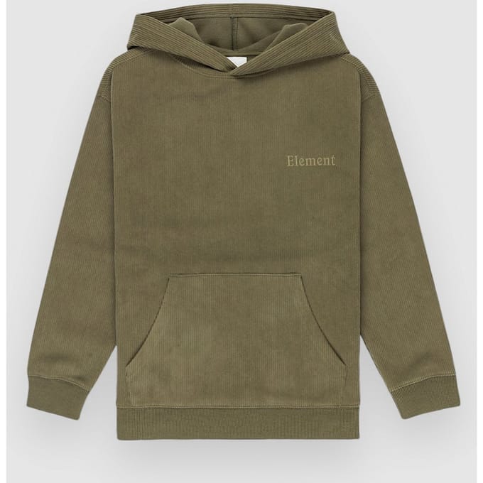 Element Serif Corduroy Hoodie Groen 16 Years Jongens