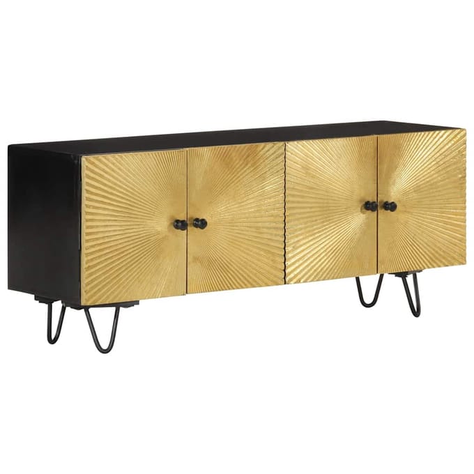 vidaXL - Tv-meubel - 110x30x45 - cm - massief - mangohout