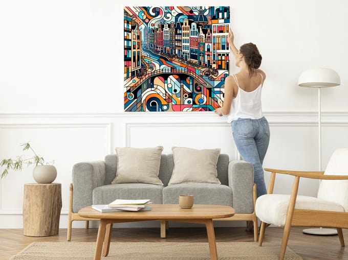 Kunstprint | Wanddecoratie | Forex | 75 × 75 cm