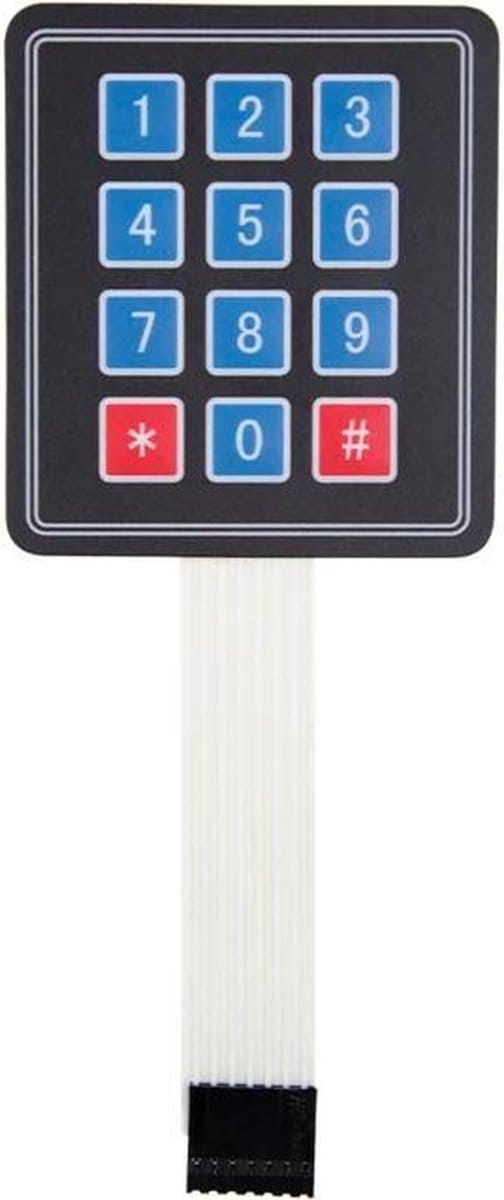 OTRONIC® Membraan 3x4 Matrix keypad switch