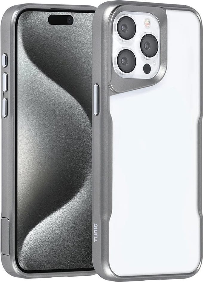 Combat-X Hoesje Geschikt voor: iPhone 14 - Backcover - Grijs