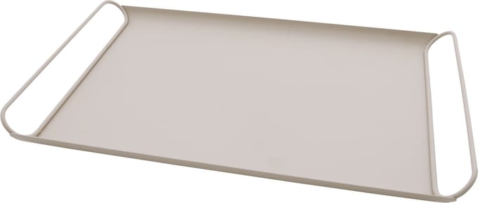 Point-Virgule dienblad uit metaal poederroze mat 45x29.3x3.7cm