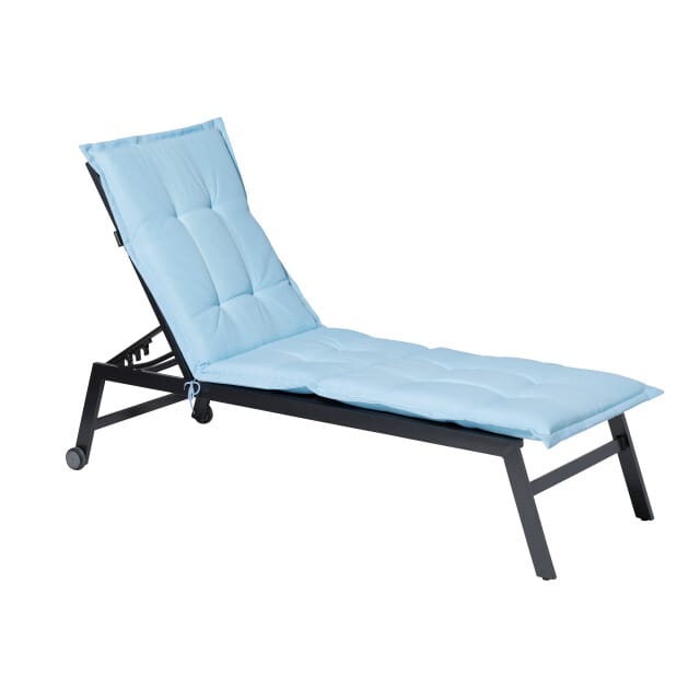 Madison - Tuinkussen - Loungekussen - 200 x 60cm - Panama Sky Blauw - Ligbedkussen