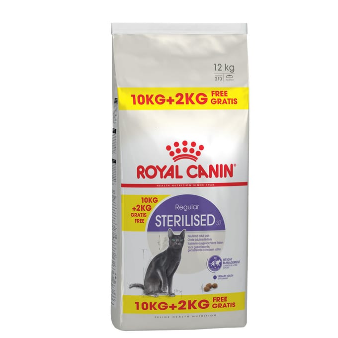 Royal Canin Sterilised 37 - Kattenvoer - 12 kg Bonusbag