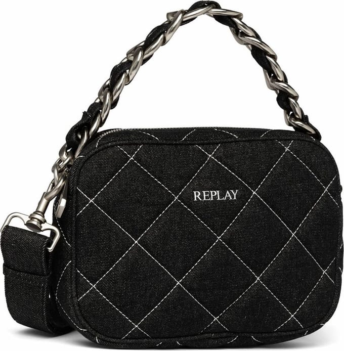 REPLAY Schoudertas Crossbody Bag Black Zwart