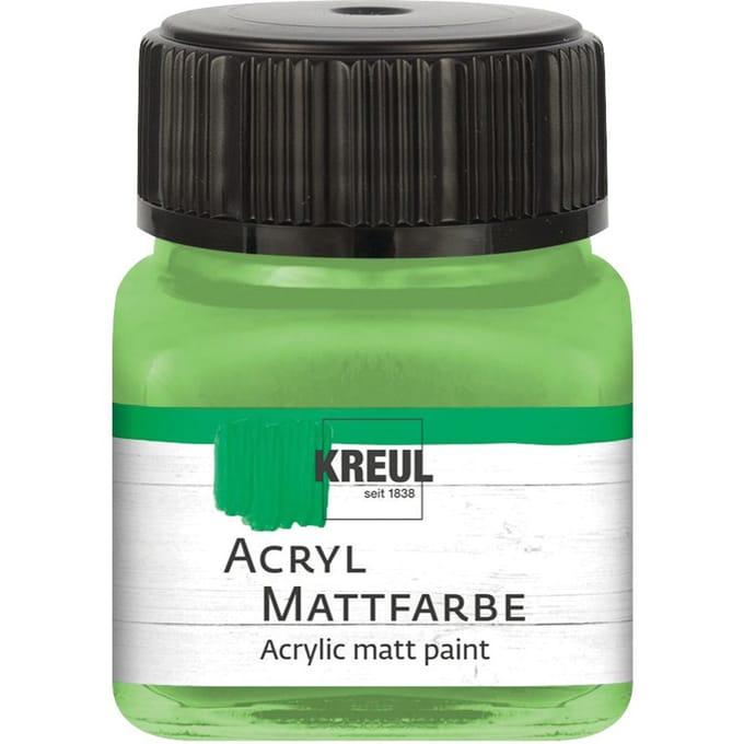 KREUL acryl matte verf, 20 ml - Meigroen