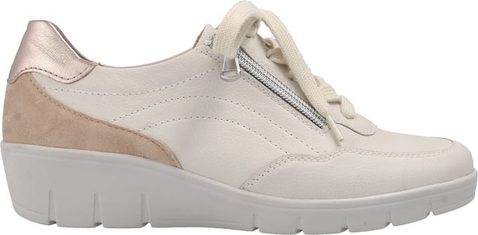 Semler Softina Beige Veterschoen Rits Judith J7245-210-126