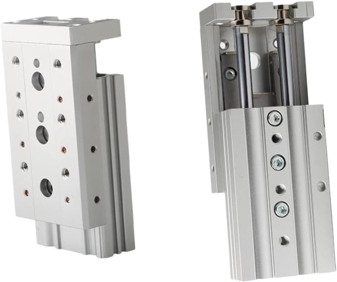 Luchtcilinder - Pneumatische cilinder - Industriële automatisering - Harde oxidatiebehandeling - 12 mm boring - Metaal