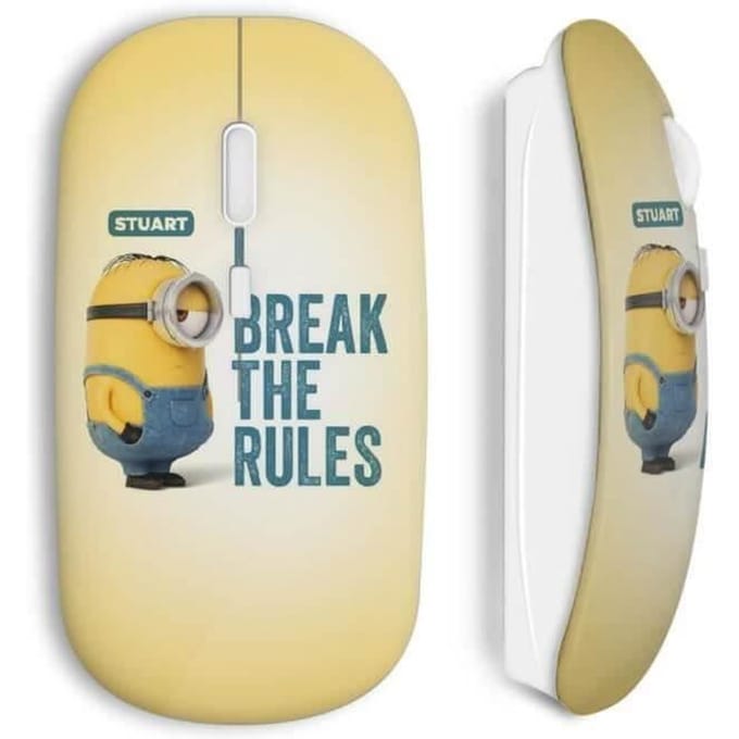 Minions draadloze muis Stuart Ik overtreed de regels