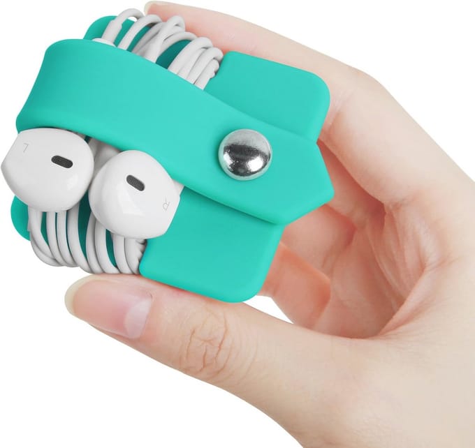 Kabel-organizer en hoofdtelefoonorganizer zonder klitten
