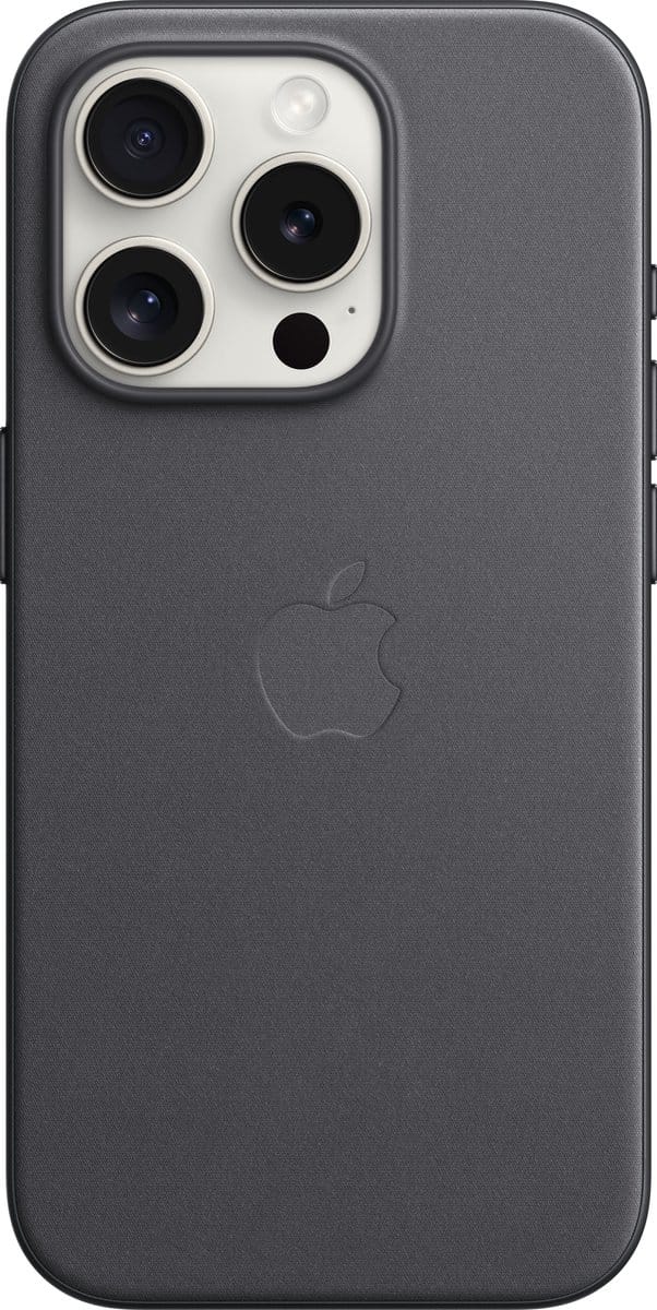 Apple FineWoven Case with MagSafe geschikt voor iPhone 15 Pro - Black