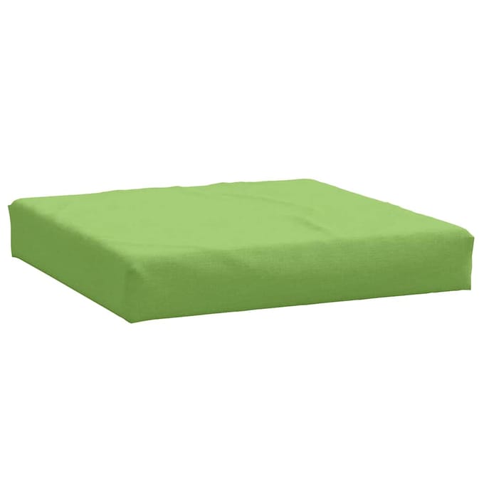 vidaXL - Palletkussen - 60x60x9,5 - cm - stof - gemêleerd - groen