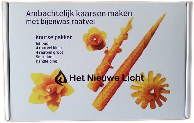 Bijenwas | raatvel | knutsel pakket | kaarsen maken