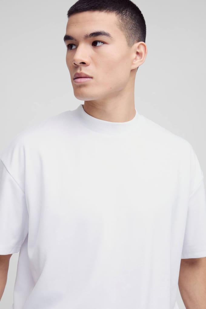 Oversized Premium Super Heavyweight T-shirt | White | Size Medium