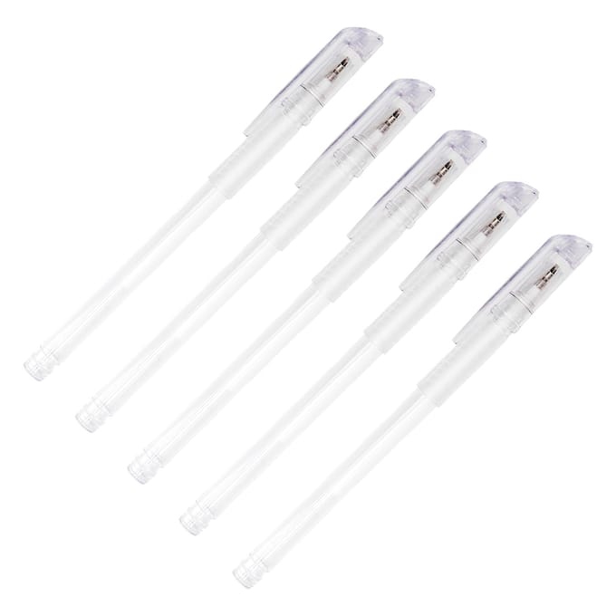 10pcs Marqueur de Positionnement Beauté Lavable Tatouage Peau Sourcil Microblading Stylo Marqueur Blanc blanc