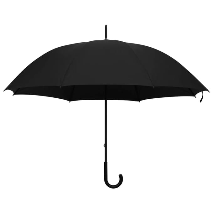 vidaXL - Paraplu - 130 - cm - zwart