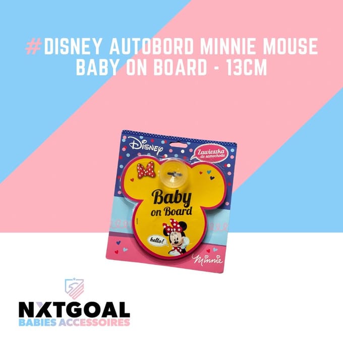 Disney Autobord Minnie Mouse Baby on Board - 13cm