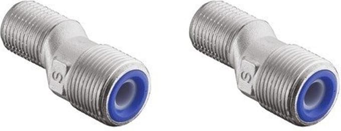 Hansgrohe S koppelingen per paar 1/2 x3/4 chroom