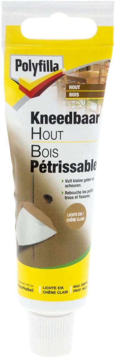 Polyfilla - Kneedbaar Hout - Lichte Eik - 75 G