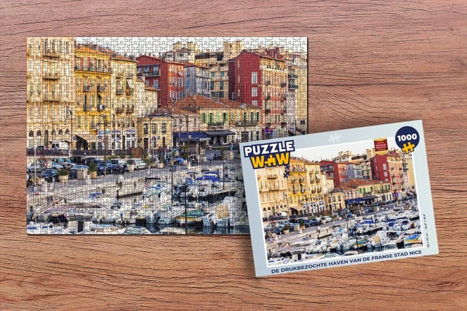 Puzzel Haven - Nice - Frankrijk - Legpuzzel - Puzzel 1000 stukjes volwassenen