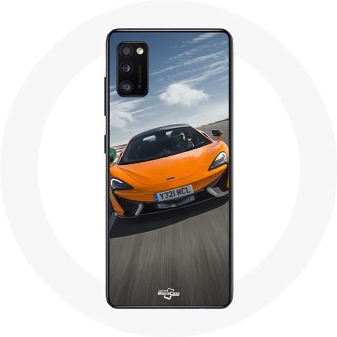 Coque - McLaren - Galaxy A41 - Orange - Formule 1 - Souple orange