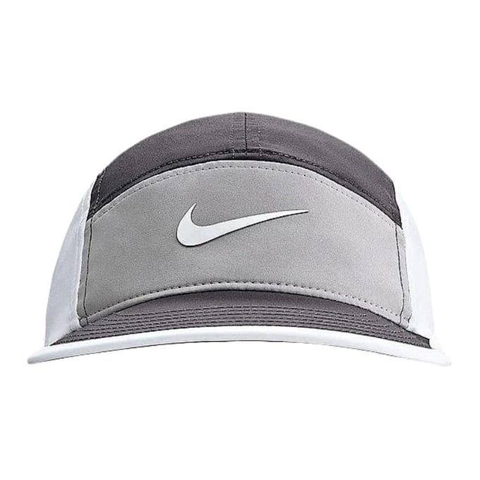 Nike Polyester Honkbalpetten Unisex Middengrijs/Universiteitsgrijs/Zeilwit FB5624-254 M/L gray