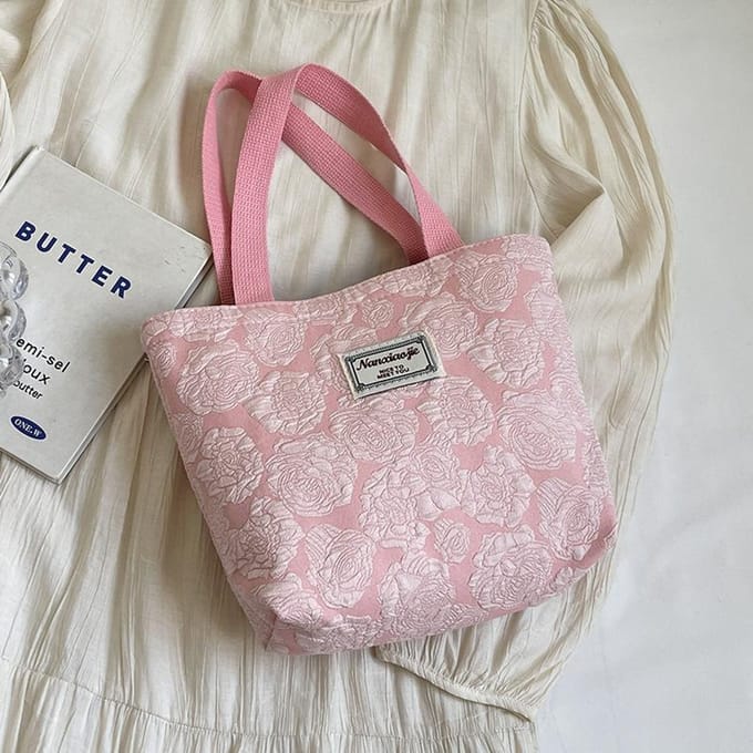 Sac fourre-tout en toile de niche coréen, nouvelle mode pour les étudiants gray