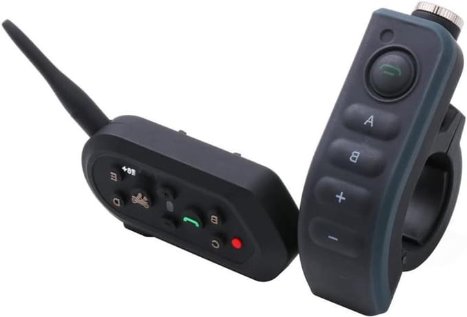Motorfiets Communicatie - Helm Intercom - Veilig Rijden - Draadloze Verbinding - Compact Formaat - Zwart