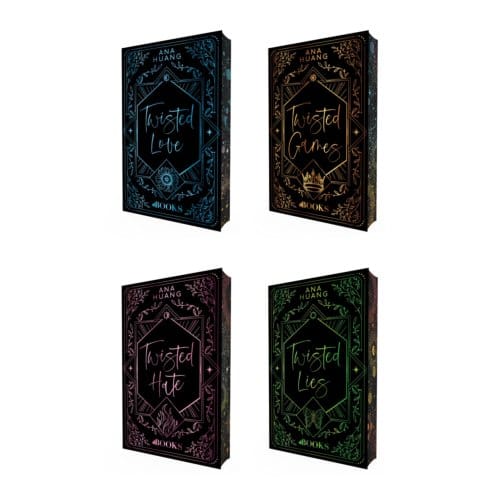 Limited Edition Twisted Love Games Hate Lies Set Sprayed Edges - Twisted Limited Edition - Ana Huang